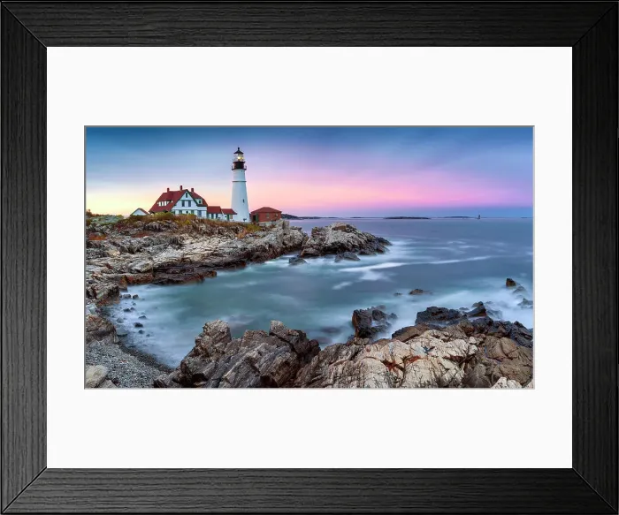 Framed Print : Portland Head Lighthouse, Portland, Maine, New England, USA Framed Print : Portland Head Lighthouse, Portland, Maine, New England, USA
