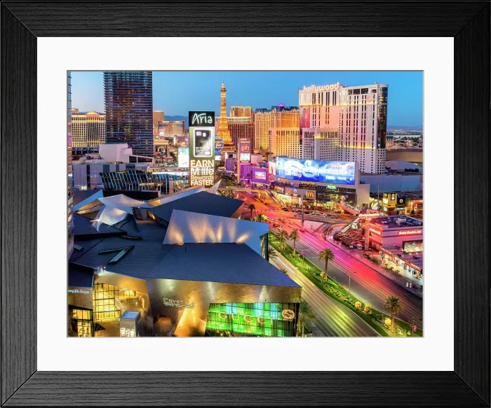 Framed Print : Vegas City View, Crystals Shopping Mall, City Center, Las Vegas Strip, Las Vegas, Paradise, Nevada, USA Framed Print : Vegas City View, Crystals Shopping Mall, City Center, Las Vegas Strip, Las Vegas, Paradise, Nevada, USA