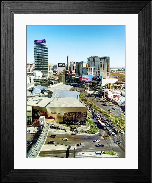 Framed Print : Vegas City View, Crystals Shopping Mall, City Center, Las Vegas Strip, Las Vegas, Paradise, Nevada, USA Framed Print : Vegas City View, Crystals Shopping Mall, City Center, Las Vegas Strip, Las Vegas, Paradise, Nevada, USA
