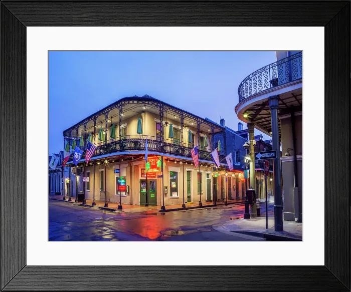 Framed Print : Bourbon Street, the morning after Party night at 5:30 am, French Quarter, New Orleans, Louisiana, USA Framed Print : Bourbon Street, the morning after Party night at 5:30 am, French Quarter, New Orleans, Louisiana, USA