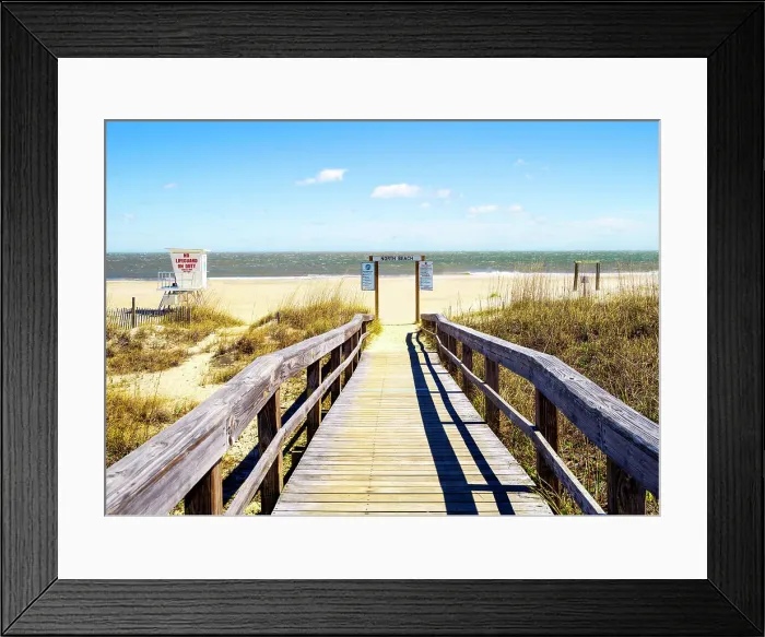 Framed Print : Tybee Island, Beach Pier Savannah, Georgia, USA Framed Print : Tybee Island, Beach Pier Savannah, Georgia, USA