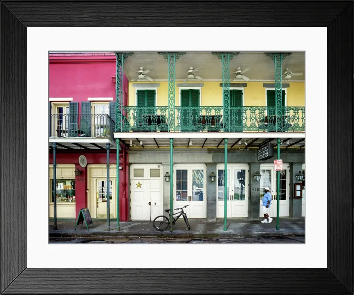 Framed Print : Chartre Street, French Quarter, New Orleans, Louisiana, USA Framed Print : Chartre Street, French Quarter, New Orleans, Louisiana, USA
