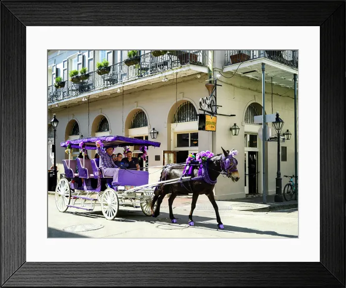 Framed Print : Chartre Street, French Quarter, New Orleans, Louisiana, USA Framed Print : Chartre Street, French Quarter, New Orleans, Louisiana, USA