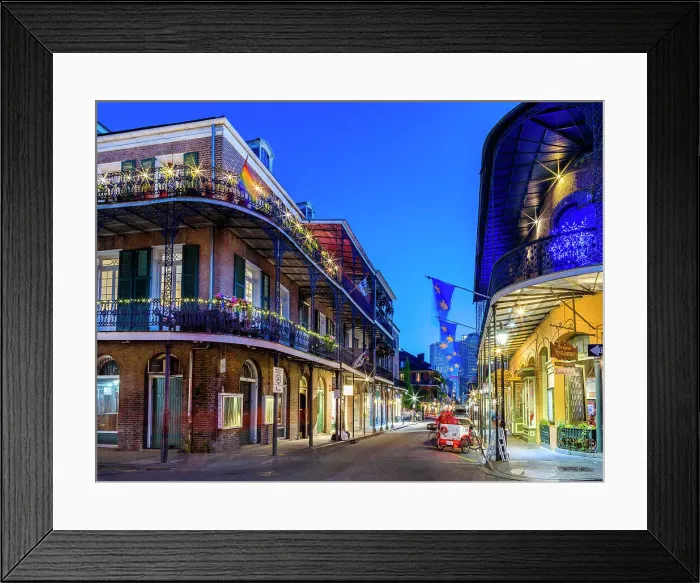 Framed Print : Royal Street, French Quarter, New Orleans, Louisiana, USA Framed Print : Royal Street, French Quarter, New Orleans, Louisiana, USA