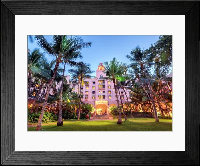 Framed Print : Royal Hawaiian Hotel, Pink Lady, Honolulu, Oahu, Hawaii, USA Framed Print : Royal Hawaiian Hotel, Pink Lady, Honolulu, Oahu, Hawaii, USA