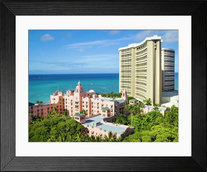 Framed Print : Royal Hawaiian Hotel Pink Lady, Honolulu, Oahu, Hawaii, USA Framed Print : Royal Hawaiian Hotel Pink Lady, Honolulu, Oahu, Hawaii, USA
