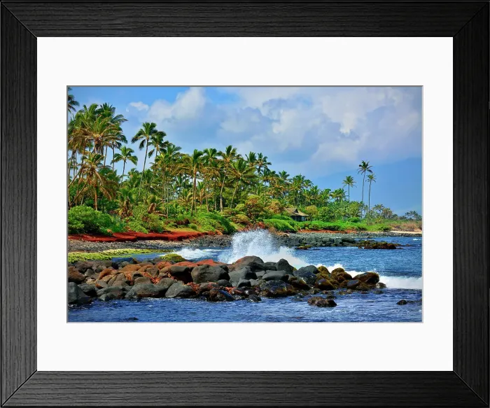 Framed Print : Kanaha Beach Park, Paia, Maui, Hawaii USA Framed Print : Kanaha Beach Park, Paia, Maui, Hawaii USA