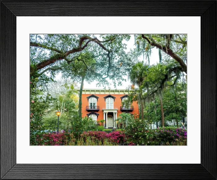 Framed Print : Mercer Williams House Savannah, Georgia, USA Framed Print : Mercer Williams House Savannah, Georgia, USA