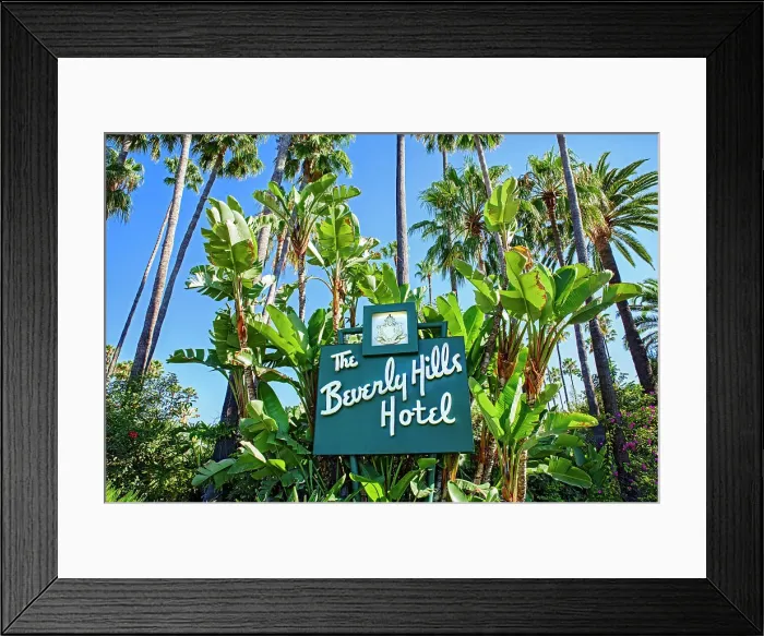 Framed Print : The Beverly Hills Hotel, Beverly Hills, Los Angeles, California, USA