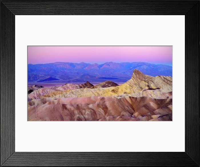 Framed Print : Sunrise, Zabriskie Point, Death Valley National Park, California, USA Framed Print : Sunrise, Zabriskie Point, Death Valley National Park, California, USA