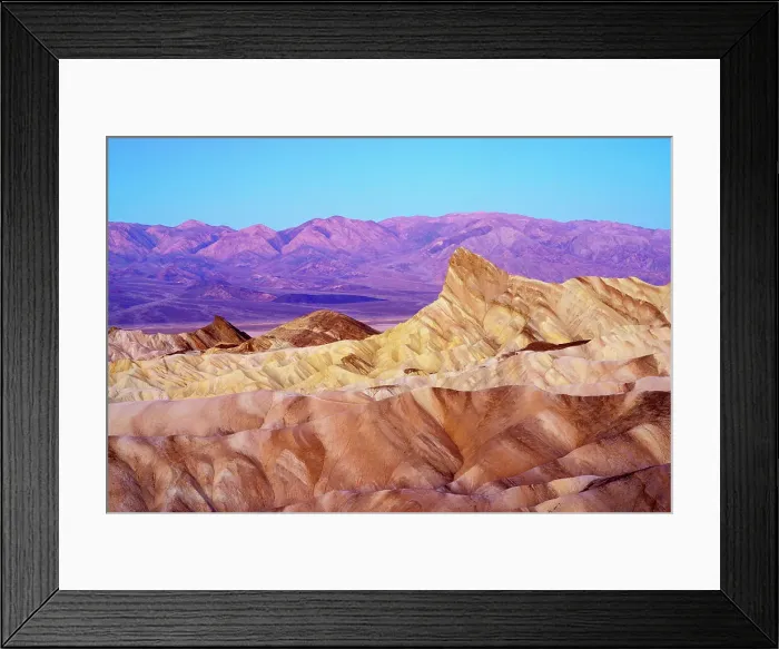 Framed Print : Sunrise, Zabriskie Point, Death Valley National Park, California, USA Framed Print : Sunrise, Zabriskie Point, Death Valley National Park, California, USA
