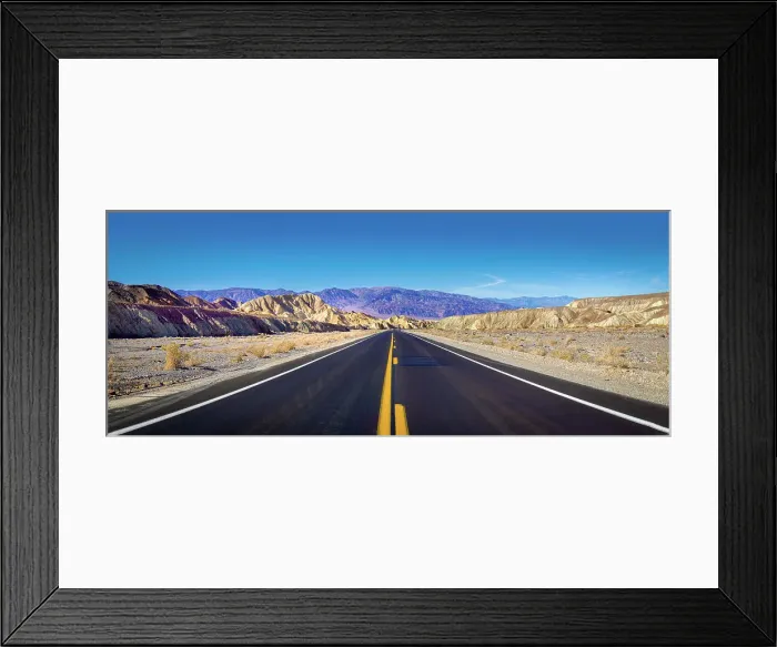 Framed Print : Road in Death Valley National Park, California, USA Framed Print : Road in Death Valley National Park, California, USA