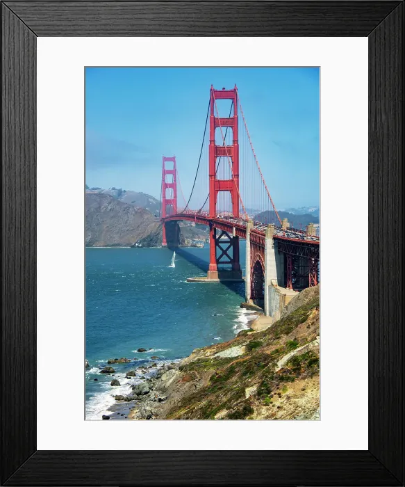 Framed Print : Golden Gate Bridge San Francisco California, USA Framed Print : Golden Gate Bridge San Francisco California, USA