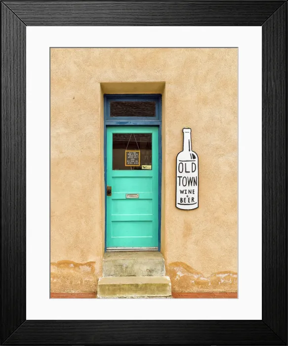 Framed Print : Old Town, Artist District, Adobe Walls Tucson, Arizona, USA Framed Print : Old Town, Artist District, Adobe Walls Tucson, Arizona, USA