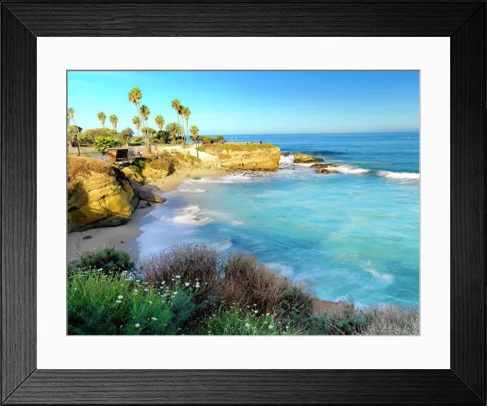 Framed Print : La Jolla Cove, La Jolla, San Diego, Pacific Coast, California, USA Framed Print : La Jolla Cove, La Jolla, San Diego, Pacific Coast, California, USA