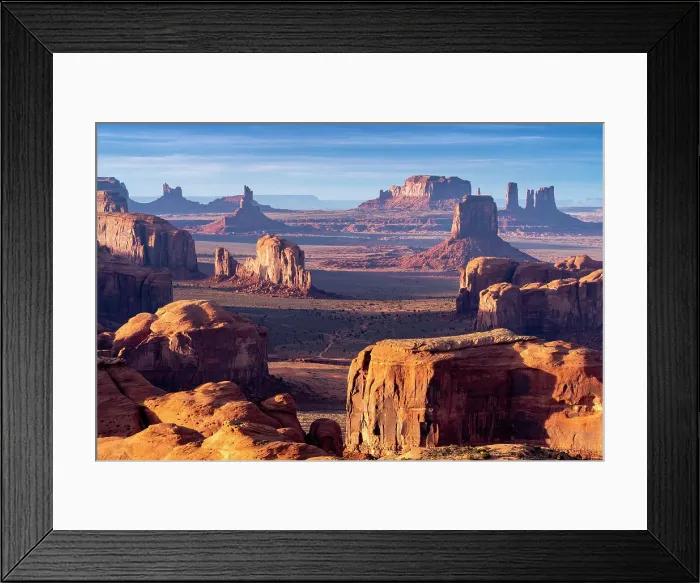 Framed Print : Hunts Mesa, Monument Valley Navajo Tribal Park, Arizona, USA Framed Print : Hunts Mesa, Monument Valley Navajo Tribal Park, Arizona, USA