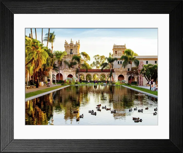 Framed Print : La Laguna de las Flores and Casa de Balboa, Balboa Park, San Diego, City, Pacific Coast, California, USA Framed Print : La Laguna de las Flores and Casa de Balboa, Balboa Park, San Diego, City, Pacific Coast, California, USA