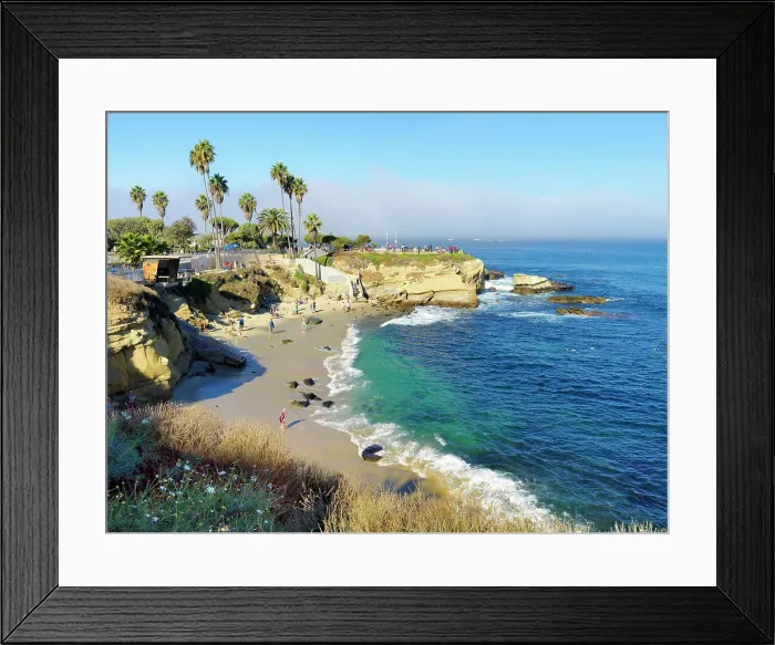 Framed Print : La Jolla Cove, La Jolla, San Diego, Pacific Coast, California, USA Framed Print : La Jolla Cove, La Jolla, San Diego, Pacific Coast, California, USA