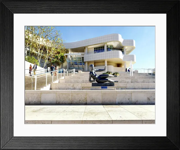 Framed Print : Getty Museum, City of Los Angeles, Southern California, USA