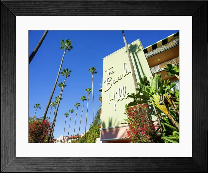 Framed Print : The Beverly Hills Hotel, Beverly Hills, City of Los Angeles, Southern California, USA Framed Print : The Beverly Hills Hotel, Beverly Hills, City of Los Angeles, Southern California, USA