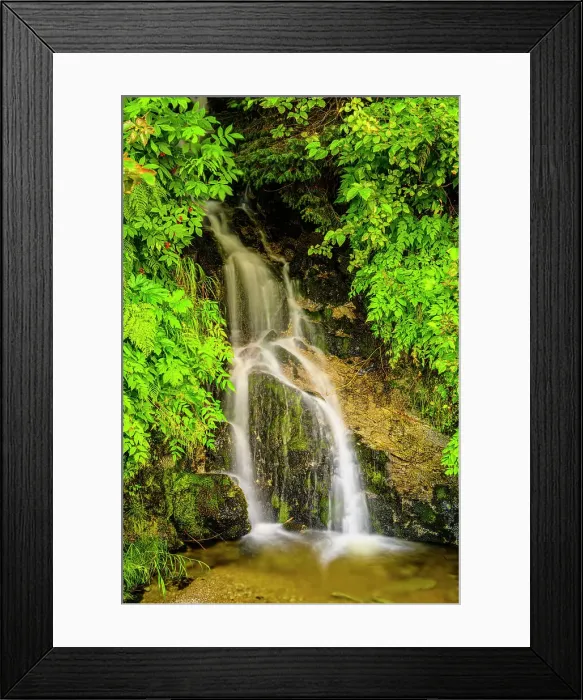 Framed Print : Waterfall, Haines, Alaska, USA Framed Print : Waterfall, Haines, Alaska, USA