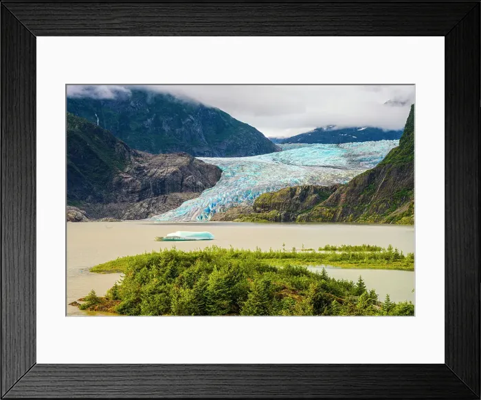 Framed Print : Mendenhall Glacier, Juneau, Alaska, USA Framed Print : Mendenhall Glacier, Juneau, Alaska, USA