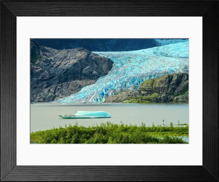 Framed Print : Mendenhall Glacier, Juneau, Alaska, USA Framed Print : Mendenhall Glacier, Juneau, Alaska, USA