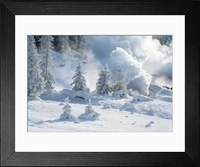 Framed Print : Norris Geyser Basin, Yellowstone National Park, Wyoming, USA