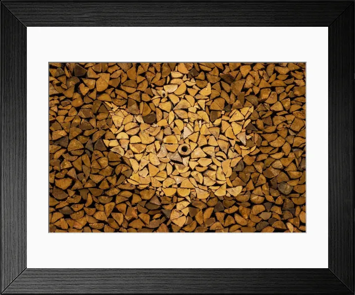 Framed Print : Maple leaf design in a woodpile at Wyckoff Family Maple sugar center, Jeffersonville, Vermont, USA Framed Print : Maple leaf design in a woodpile at Wyckoff Family Maple sugar center, Jeffersonville, Vermont, USA