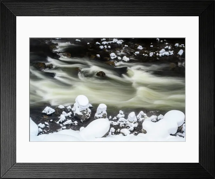 Framed Print : Firehole Canyon with winter snow, Yellowstone National Park, Wyoming, USA Framed Print : Firehole Canyon with winter snow, Yellowstone National Park, Wyoming, USA