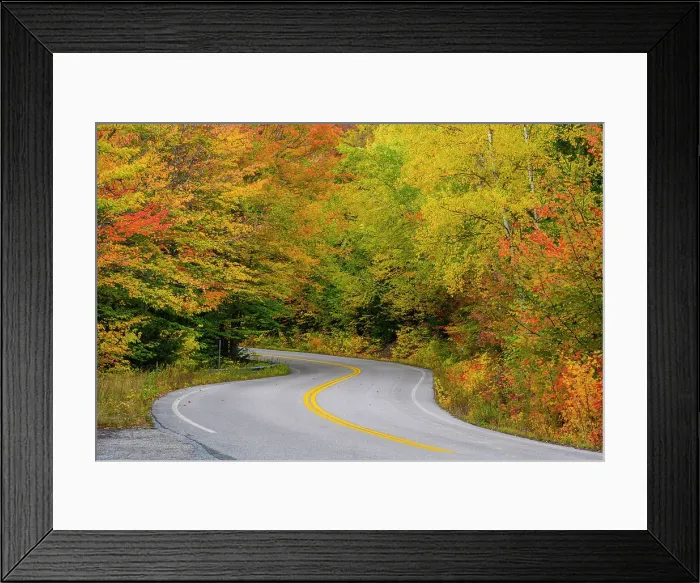 Framed Print : Bear Notch Road in autumn, , New Hampshire, USA Framed Print : Bear Notch Road in autumn, , New Hampshire, USA