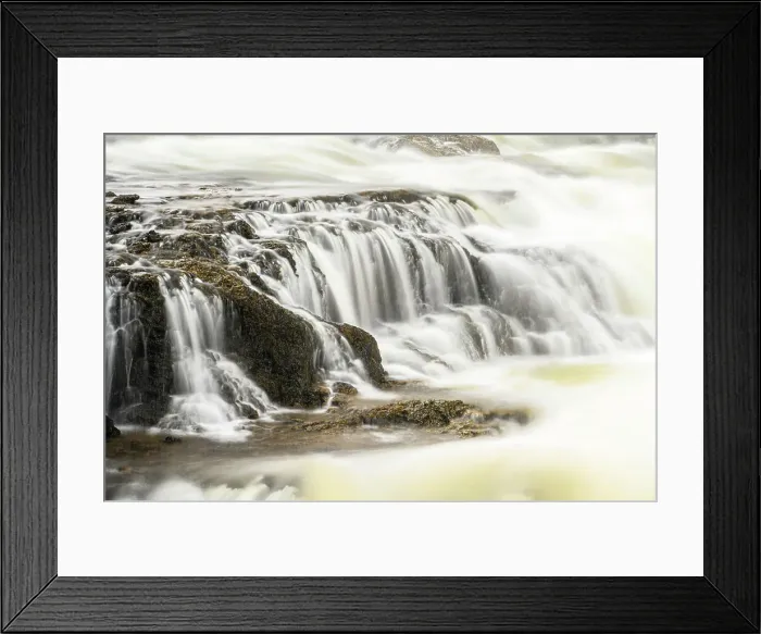 Framed Print : Firehole River in winter, Yellowstone National Park, Wyoming, USA
