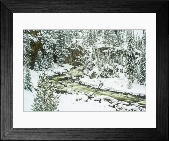 Framed Print : Firehole River in winter, Yellowstone National Park, Wyoming, USA Framed Print : Firehole River in winter, Yellowstone National Park, Wyoming, USA