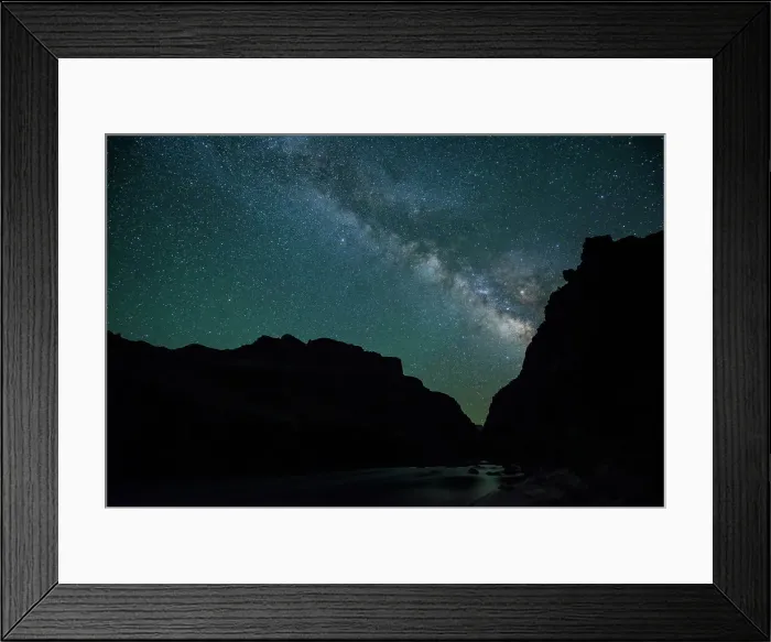 Framed Print : Night sky over the Grand Canyon at Ross Wheeler Camp (mile 108), Grand Canyon National Park, Arizona, USA Framed Print : Night sky over the Grand Canyon at Ross Wheeler Camp (mile 108), Grand Canyon National Park, Arizona, USA