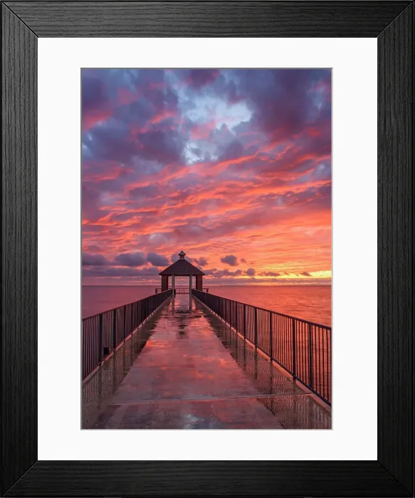 Framed Print : The fishing pier on Lake Pontchartrain at sunset, Fontainebleau State Park, Louisiana, USA Framed Print : The fishing pier on Lake Pontchartrain at sunset, Fontainebleau State Park, Louisiana, USA