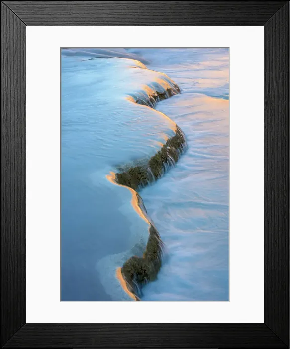 Framed Print : Little Colorado River- mineral-laden water flowing over traverrtine terraces at dawn, Grand Canyon National Park, Arizona, USA Framed Print : Little Colorado River- mineral-laden water flowing over traverrtine terraces at dawn, Grand Canyon National Park, Arizona, USA