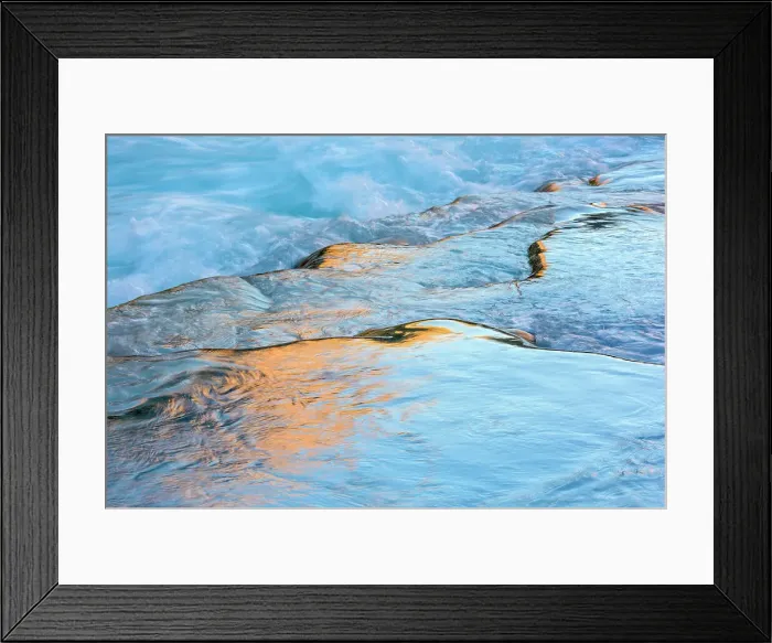 Framed Print : Little Colorado River- mineral-laden water flowing over traverrtine terraces at dawn, Grand Canyon National Park, Arizona, USA Framed Print : Little Colorado River- mineral-laden water flowing over traverrtine terraces at dawn, Grand Canyon National Park, Arizona, USA