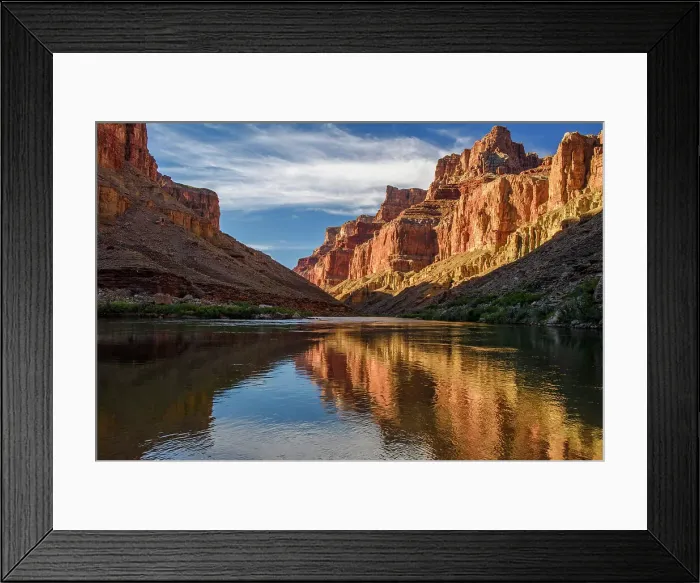 Framed Print : Grand Canyon cliff reflections in the Colorado River, Grand Canyon National Park, Arizona, USA Framed Print : Grand Canyon cliff reflections in the Colorado River, Grand Canyon National Park, Arizona, USA
