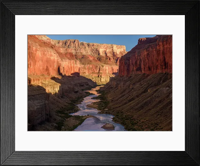 Framed Print : The Colorado River at Nankoweep near sunset, Grand Canyon National Park, Arizona, USA Framed Print : The Colorado River at Nankoweep near sunset, Grand Canyon National Park, Arizona, USA