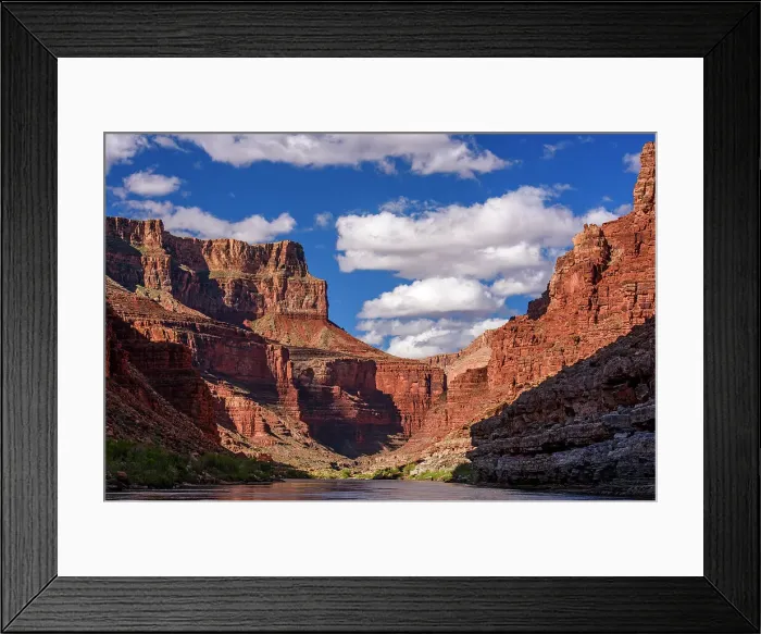 Framed Print : Cumulous clouds over the Grand Canyon, Grand Canyon National Park, Arizona, USA