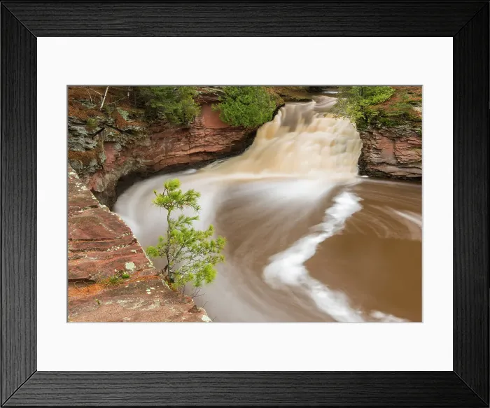 Framed Print : Lower falls of the Amnicon River, Amnicon Falls State Park, Wisconsin, USA Framed Print : Lower falls of the Amnicon River, Amnicon Falls State Park, Wisconsin, USA