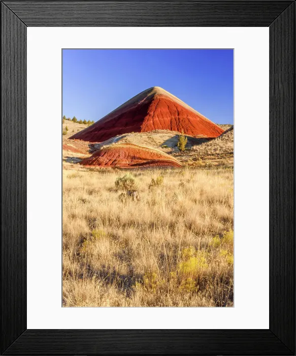 Framed Print : Eroded, exposed laterite sediments at Red Hill, John Day Fossil Beds National Monument, Painted Hills Unit, Mitchell, Oregon, USA Framed Print : Eroded, exposed laterite sediments at Red Hill, John Day Fossil Beds National Monument, Painted Hills Unit, Mitchell, Oregon, USA