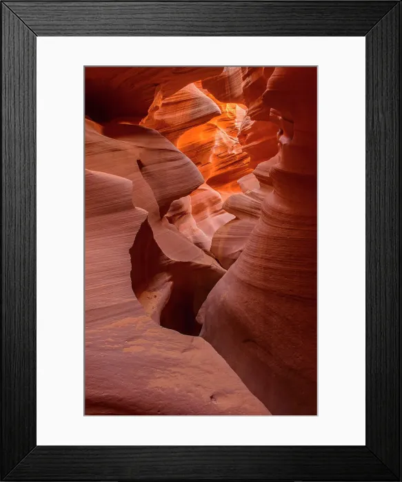 Framed Print : Eroded Navajo Sandstone in the Lower Antelope Canyon, Page, Arizona, USA Framed Print : Eroded Navajo Sandstone in the Lower Antelope Canyon, Page, Arizona, USA