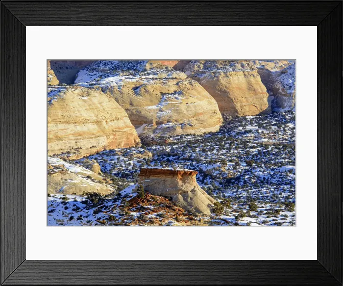Framed Print : Eagle Canyon in the San Rafael Swell, Eagle Canyon Viewpoint on I 70, Utah, USA
