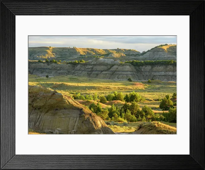 Framed Print : Badlands from Buck Hill, Theodore Roosevelt NP (South Unit), North Dakota, USA Framed Print : Badlands from Buck Hill, Theodore Roosevelt NP (South Unit), North Dakota, USA