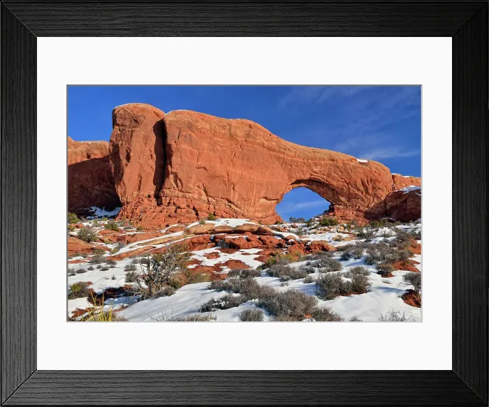 Framed Print : North Window Arch, Arches National Park, Utah, USA Framed Print : North Window Arch, Arches National Park, Utah, USA