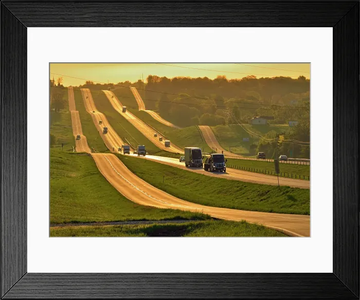 Framed Print : Route 66 paralleling Interstate Hwy 44, Rolla, Missouri, USA Framed Print : Route 66 paralleling Interstate Hwy 44, Rolla, Missouri, USA