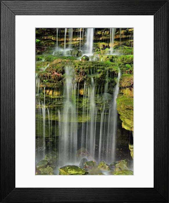 Framed Print : Waterfall on a tributary of Clark Creek, Buffalo National River- Lost Valley Trail, Arkansas, USA Framed Print : Waterfall on a tributary of Clark Creek, Buffalo National River- Lost Valley Trail, Arkansas, USA
