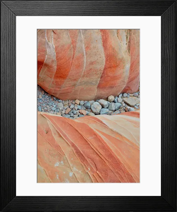 Framed Print : Weathered sandstones in a slot canyon along the White Domes Trail, Valley of Fire State Park, Nevada, USA Framed Print : Weathered sandstones in a slot canyon along the White Domes Trail, Valley of Fire State Park, Nevada, USA