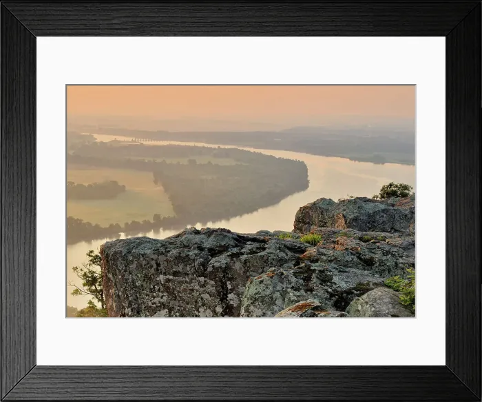 Framed Print : Arkansas River from Petit Jean gravesite, Petit Jean State Park, Morrilton, Arkansas, USA Framed Print : Arkansas River from Petit Jean gravesite, Petit Jean State Park, Morrilton, Arkansas, USA